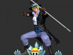 Sabo - One Piece 3D Baskı Modeli