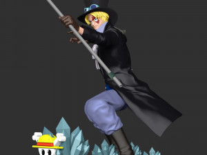 Sabo - One Piece 3D Baskı Modeli
