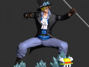 Sabo - One Piece 3D Baskı Modeli