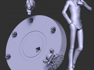 Sanji - One Piece Modelo de Impressão 3D