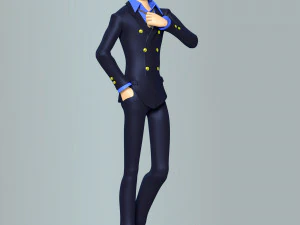 Sanji-One Piece Modello di stampa 3D