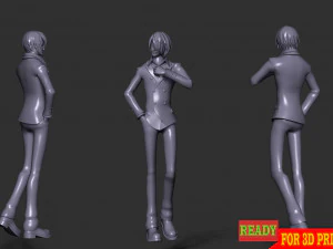 Sanji-One Piece Modello di stampa 3D