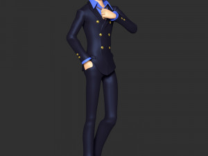 Sanji - One Piece Modelo de Impressão 3D