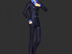 Sanji-One Piece Modello di stampa 3D