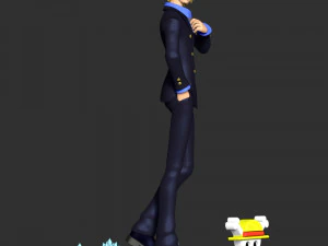 Sanji-One Piece Modello di stampa 3D