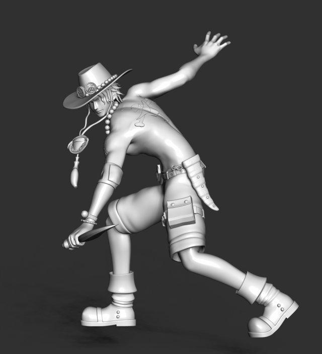 STL file Deco Ace - One piece ♠️・3D printable model to download