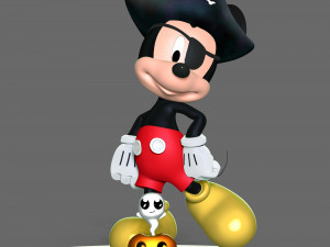 Mickey - Happy Halloween 3D Принт Модель