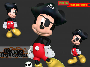 Mickey - Happy Halloween 3D Принт Модель