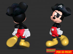 Mickey - Happy Halloween 3D Print Model