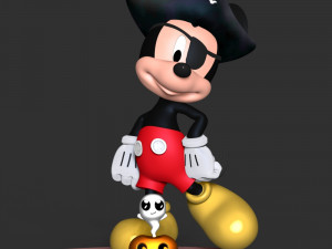 Mickey - Happy Halloween 3D Принт Модель