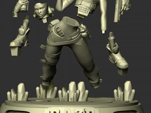 Raze - Valorant 3D Print Model