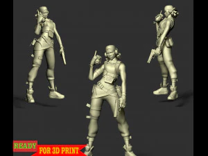 Raze - Valorant 3D Print Model
