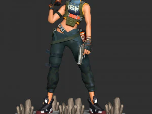 Raze - Valorant 3D Print Model