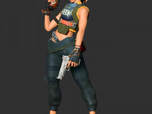 Raze - Valorant 3D Print Model