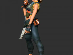 Raze - Valorant 3D Print Model