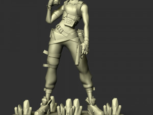 Raze - Valorant 3D Принт Модель