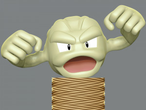 Geodud Pokemon - Airpod Holder Modèles 3D en vedette