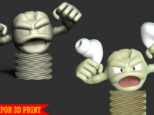 Geodud Pokemon - Airpod Holder Modèles 3D en vedette