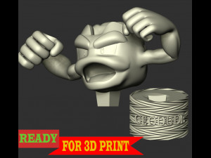 Geodud Pokemon - Airpod Holder Modèles 3D en vedette