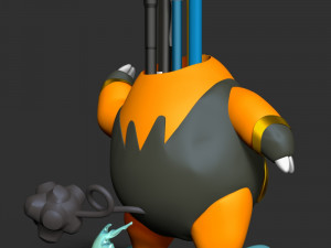 Pignite Pokemon - Pen-pencil Holder 3Dプリントモデル