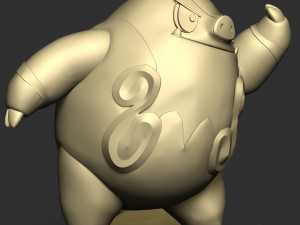 Pignite Pokemon - Pen-pencil Holder 3Dプリントモデル