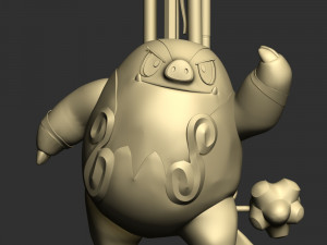 Pignite Pokemon - Pen-pencil Holder 3Dプリントモデル