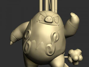 Pignite Pokemon - Pen-pencil Holder 3D Print Model