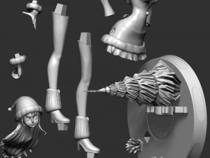 Nami Xmas - One Piece 3D Print Model