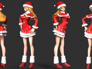 Nami Xmas - One Piece 3D प्रिंट मॉडल