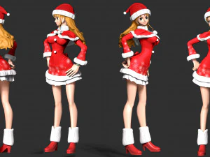 Nami Xmas - One Piece 3D Print Model