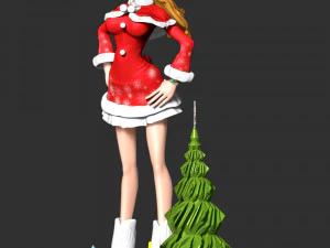 Nami Xmas - One Piece 3D Print Model