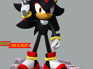 Shadow - Sonic The Hedgehog Modelo de impresión 3D