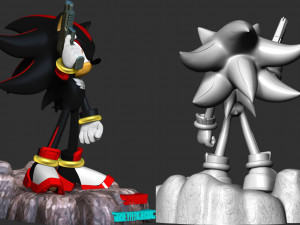 Shadow - Sonic The Hedgehog Modelo de impresión 3D
