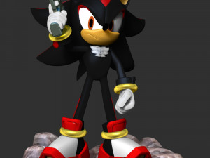 Shadow - Sonic The Hedgehog Modelo de impresión 3D