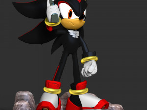Shadow - Sonic The Hedgehog Modelo de impresión 3D