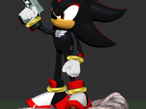 Shadow - Sonic The Hedgehog Modelo de impresión 3D