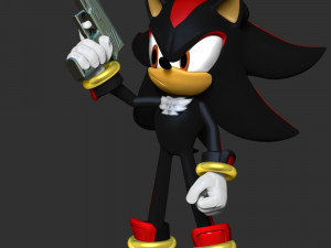Shadow - Sonic The Hedgehog Modelo de impresión 3D