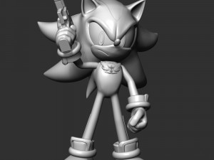 Shadow - Sonic The Hedgehog Modelo de impresión 3D