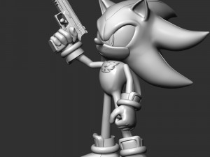 Shadow - Sonic The Hedgehog Modelo de impresión 3D