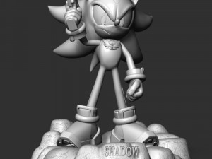Shadow - Sonic The Hedgehog Modelo de impresión 3D