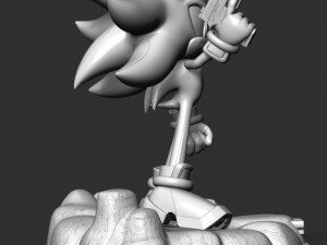 Shadow - Sonic The Hedgehog Modelo de impresión 3D