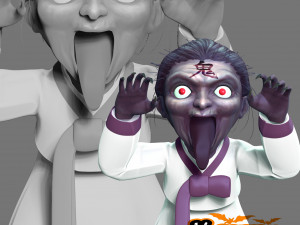 Ghost Grandmother - Halloween Modelo de impresión 3D