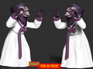 Ghost Grandmother - Halloween Modelo de impresión 3D