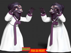 Ghost Grandmother - Halloween 3D Print Model