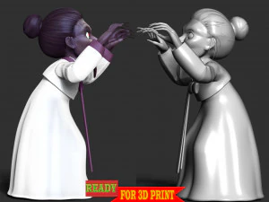Ghost Grandmother - Halloween 3D Print Model