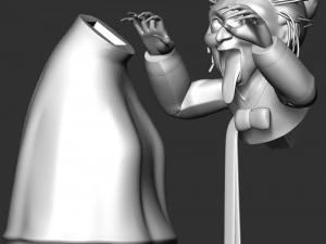 Ghost Grandmother - Halloween 3D Print Model