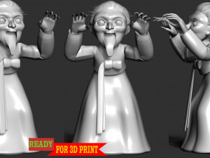 Ghost Grandmother - Halloween Modelo de impresión 3D