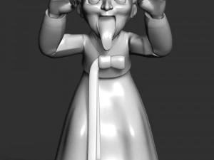 Ghost Grandmother - Halloween 3D Print Model