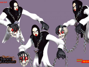 Ghost Krillin Dragon Ball - Halloween Modelo de impresión 3D