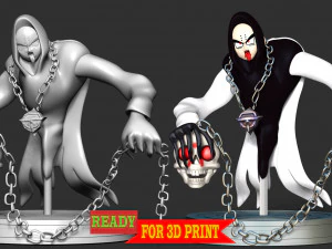 Ghost Krillin Dragon Ball - Halloween 3D Print Model